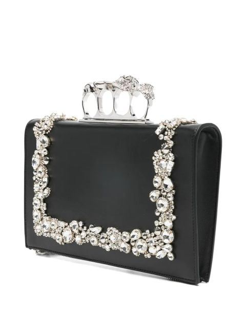 Alexander McQueen Knuckle clutch bag - Black