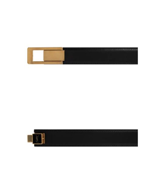 Saint Laurent leather belt - Black