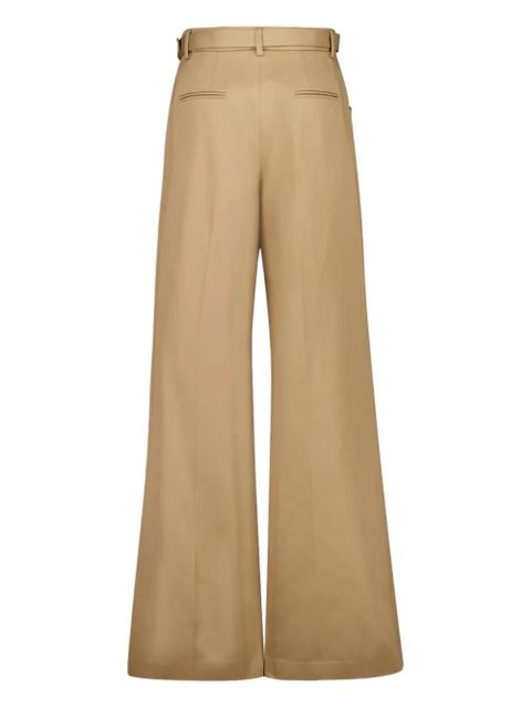 Gabriela Hearst belted wide-leg trousers - Neutrals - zdjęcie produktu nr 2