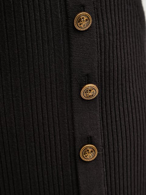 Guess sukienka kolor brązowy midi dopasowana W5BK89 Z2YJ2