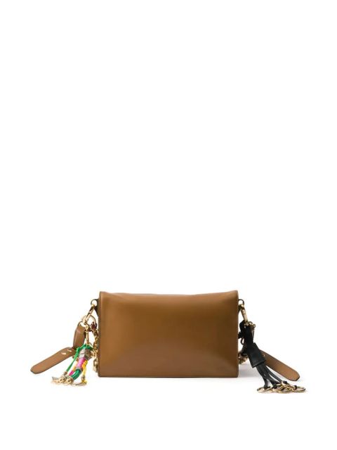 Prada small Soft Sound leather shoulder bag - Brown - zdjęcie produktu nr 2