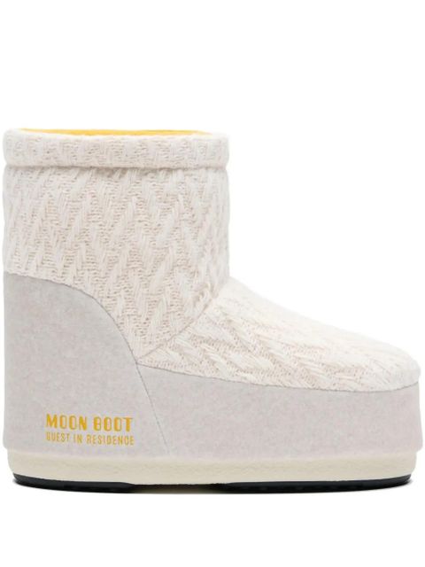 Moon Boot x Guest In Residence Icon Low knitted boots - Neutrals - zdjęcie produktu nr 2