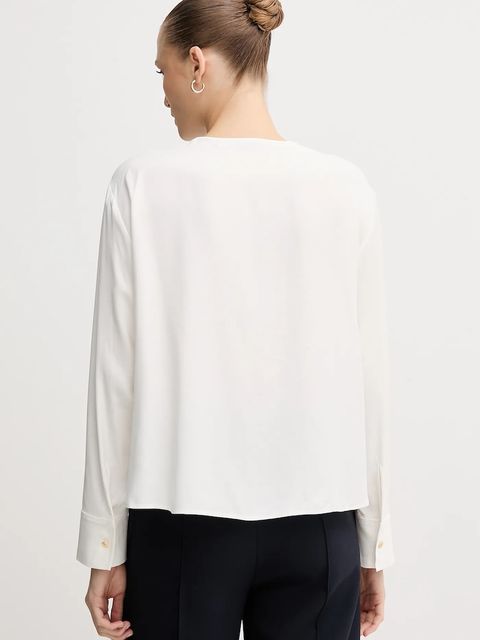 Tommy Hilfiger bluzka damska kolor biały gładka WW0WW47339