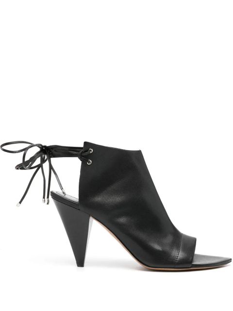 ISABEL MARANT Dulsy 90mm leather sandals - Black