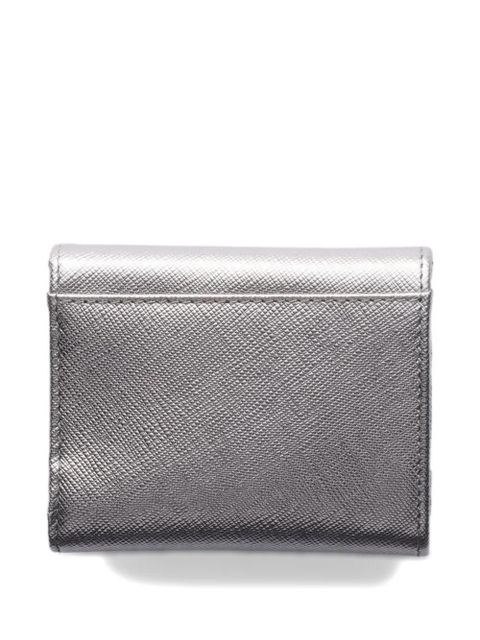 Prada small leather wallet - Silver - zdjęcie produktu nr 2