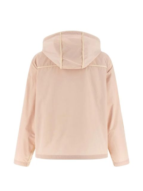 Moncler Sarracenia hooded contrast-trim jacket - Pink - zdjęcie produktu nr 2