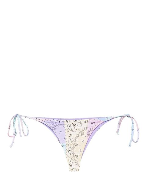 MC2 Saint Barth Marielle paisley-print bikini bottoms - Purple - zdjęcie produktu nr 1