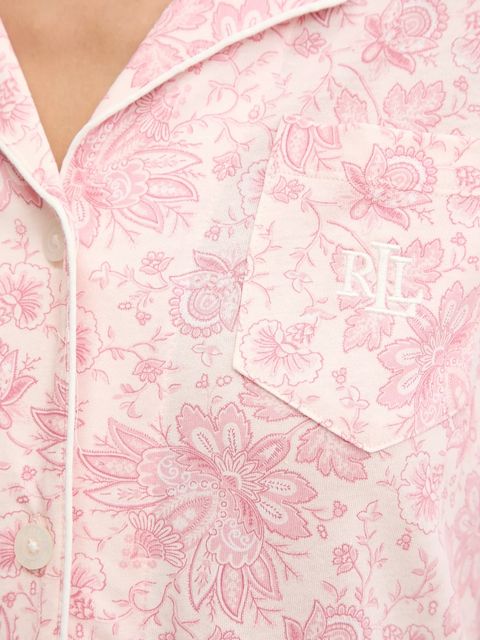 Lauren Ralph Lauren piżama damska kolor różowy ILN92443