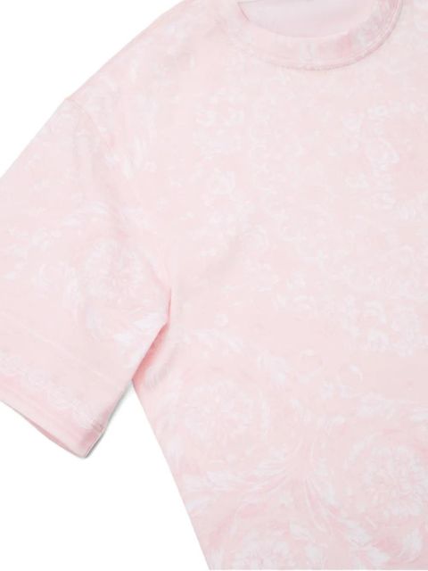 Versace printed cotton T-shirt - Pink