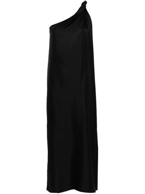LouLou de Saison Adela silk maxi dress - Black - zdjęcie produktu nr 1