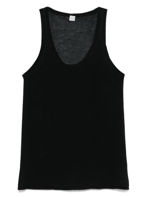 TOTEME knitted tank top - Black - zdjęcie produktu nr 1