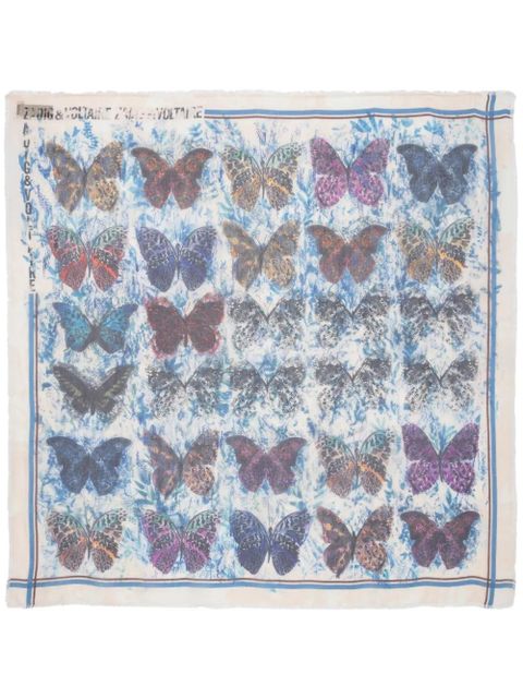 Zadig&Voltaire Kerry printed modal scarf - Blue - zdjęcie produktu nr 1