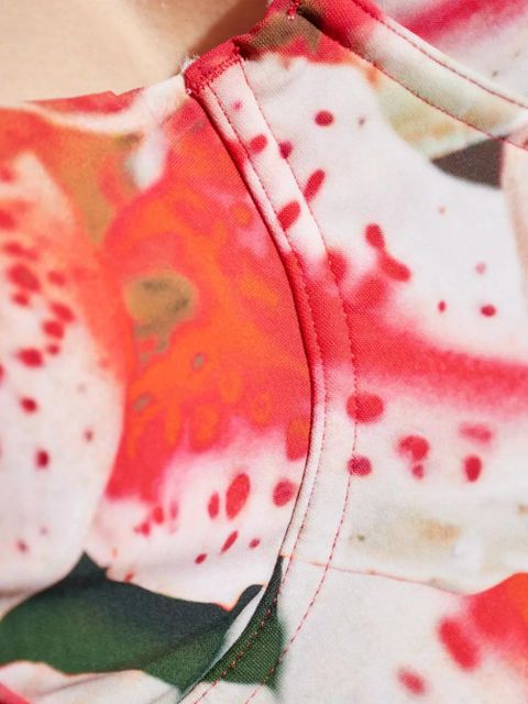 Tory Burch floral-print swimsuit - Pink