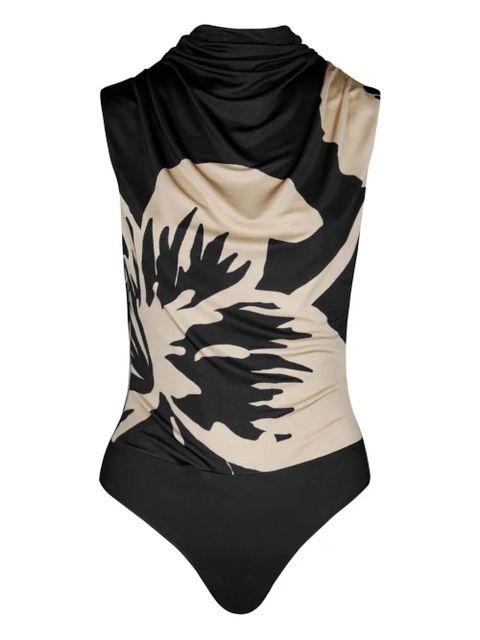 Johanna Ortiz Legendario floral bodysuit - Black