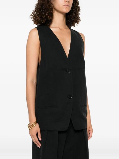 The Frankie Shop Melrose waistcoat - Black - zdjęcie produktu nr 2