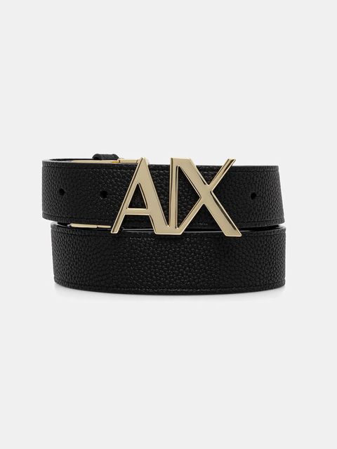 Armani Exchange pasek dwustronny damski kolor czarny XW001203 AF19298 - zdjęcie produktu nr 1