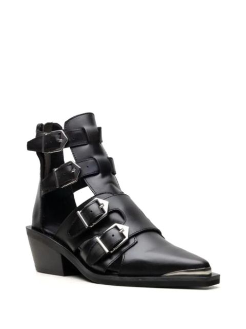 Free People Helen buckle-fastening leather boots - Black - zdjęcie produktu nr 2