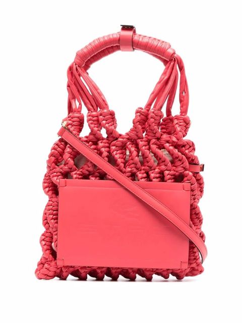 ETRO small interwoven tote bag - Pink - zdjęcie produktu nr 1