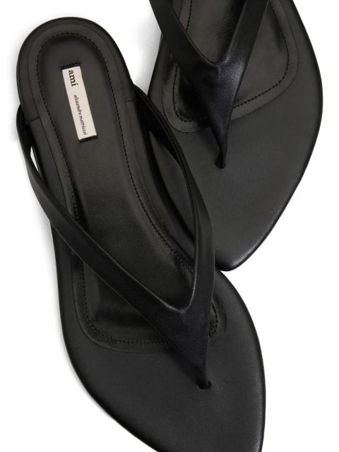 AMI Paris pointed-toe flat sandals - Black - zdjęcie produktu nr 2