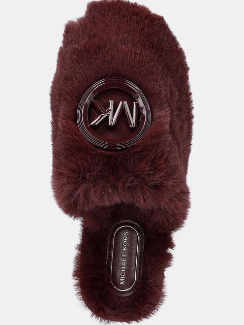 MICHAEL Michael Kors kapcie Ada kolor bordowy 40F5ADFA1D.610