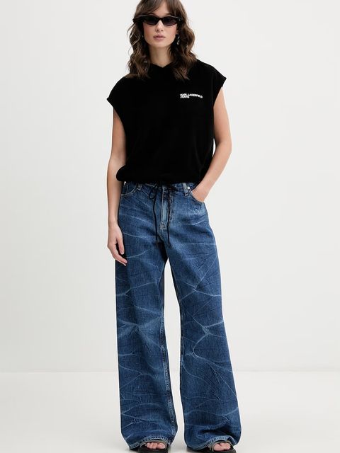Karl Lagerfeld Jeans bluza oversize damska - zdjęcie produktu nr 1