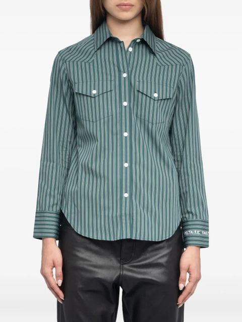 Zadig&Voltaire striped shirt - Green
