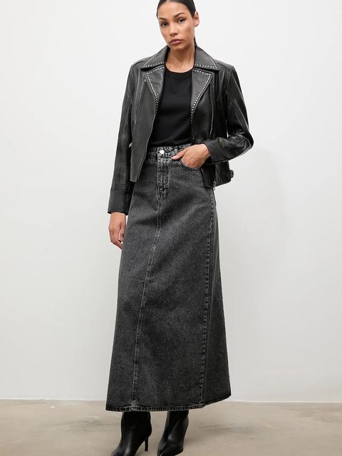 Answear.LAB spódnica jeansowa