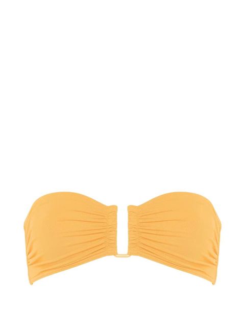 ERES gathered bandeau bikini top - Yellow - zdjęcie produktu nr 1