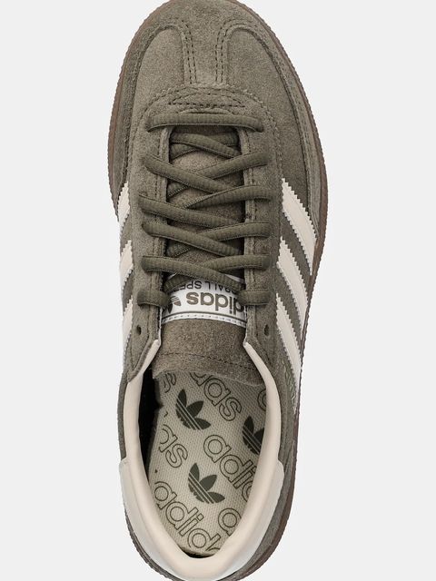 adidas Originals sneakersy skórzane Handball Spezial kolor zielony JR2121