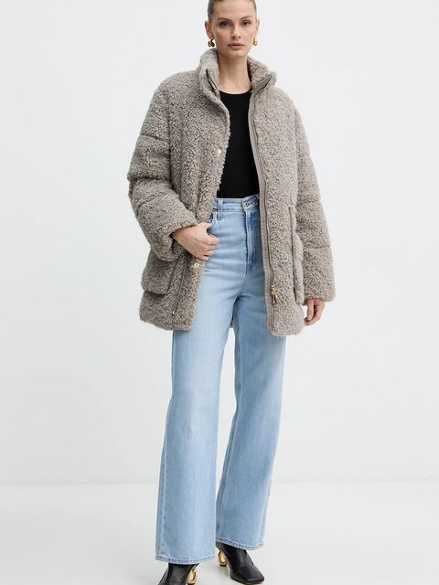 Luisa Spagnoli płaszcz kolor szary 542637 - zdjęcie produktu nr 2