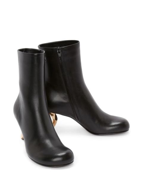 JW Anderson Chain mid-heel boots - Black - zdjęcie produktu nr 2