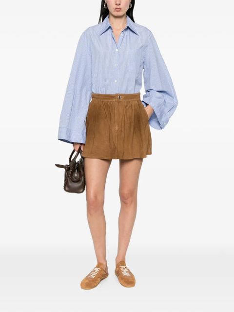 Maje suede mini skirt - Brown - zdjęcie produktu nr 2