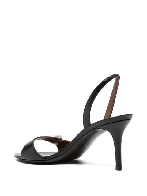 Giuseppe Zanotti 70mm Harissa slingback crystal-embellished sandals - Black