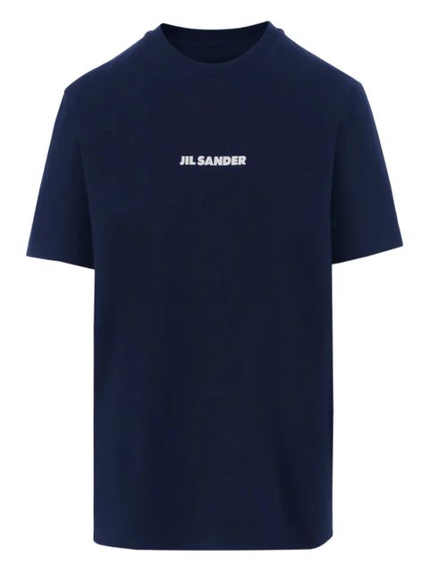 Jil Sander logo-print cotton T-shirt - Blue - zdjęcie produktu nr 1