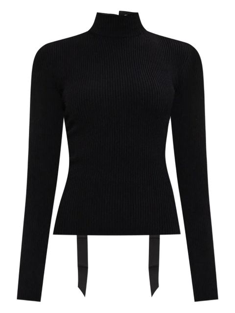 Balenciaga ribbed jumper - Black - zdjęcie produktu nr 1