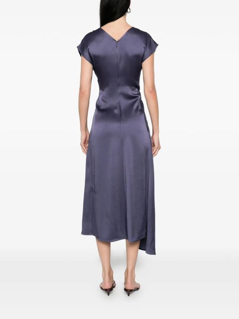 Victoria Beckham twisted midi dress - Blue