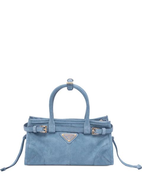 Prada mini Bonnie tote bag - Blue - zdjęcie produktu nr 1