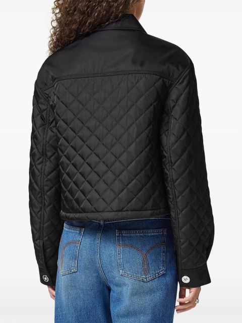 Versace quilted blouson jacket - Black