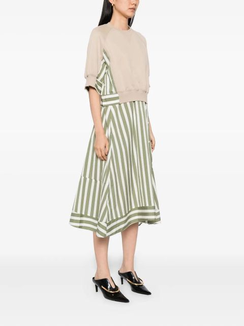3.1 Phillip Lim striped combo dress - Neutrals