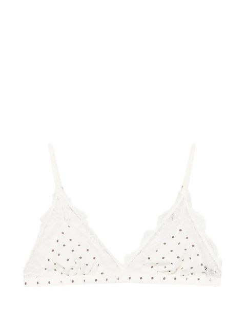 ROTATE BIRGER CHRISTENSEN lace triangle bra - Neutrals - zdjęcie produktu nr 1