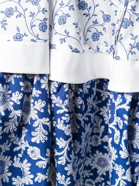 Alexander McQueen Victorian Floral dress - Blue
