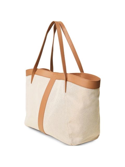 TWINSET embossed-logo tote bag - Neutrals
