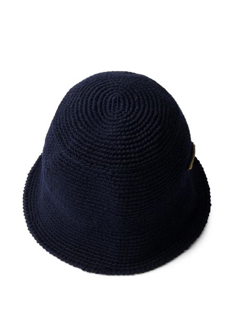 Prada crochet bucket hat - Blue - zdjęcie produktu nr 2