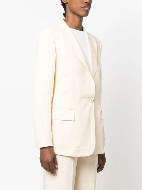 TWINSET single-breasted tied-waist blazer - Neutrals