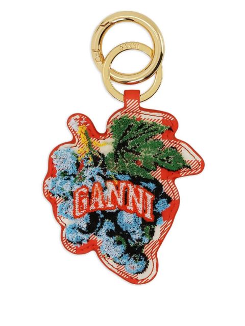 GANNI logo keyring - Orange - zdjęcie produktu nr 1