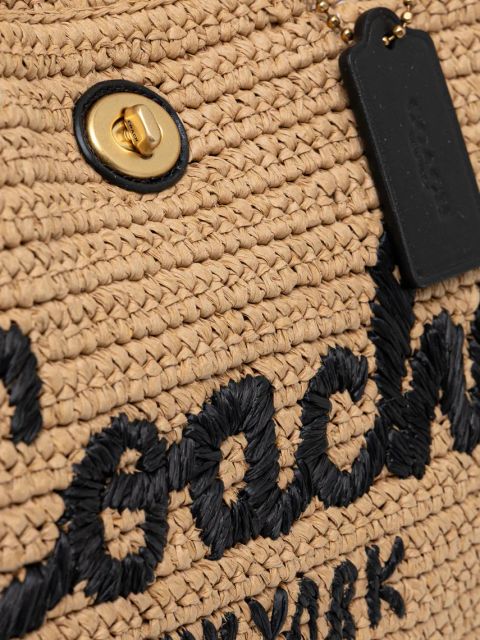 Coach torebka kolor beżowy CAM71