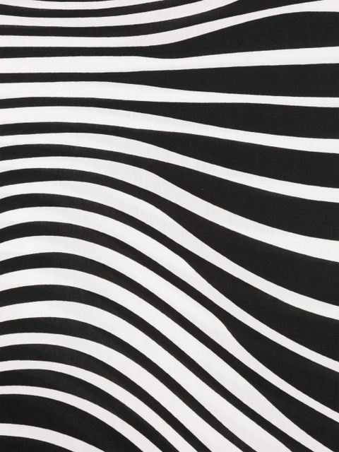 Jean Paul Gaultier Mariniere body morphing-printed pareo - Black - zdjęcie produktu nr 2