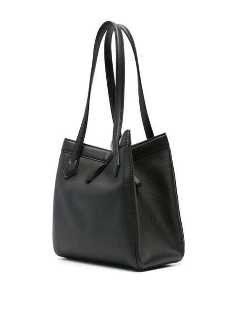 FENDI medium Origami leather shoulder bag - Black - zdjęcie produktu nr 2