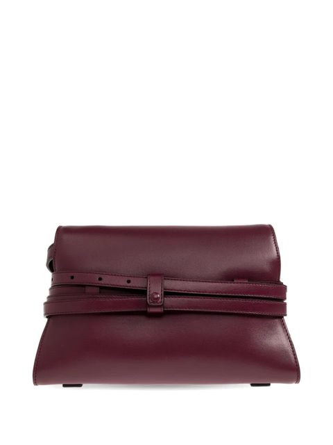 Moschino buckle strap tote bag - Red