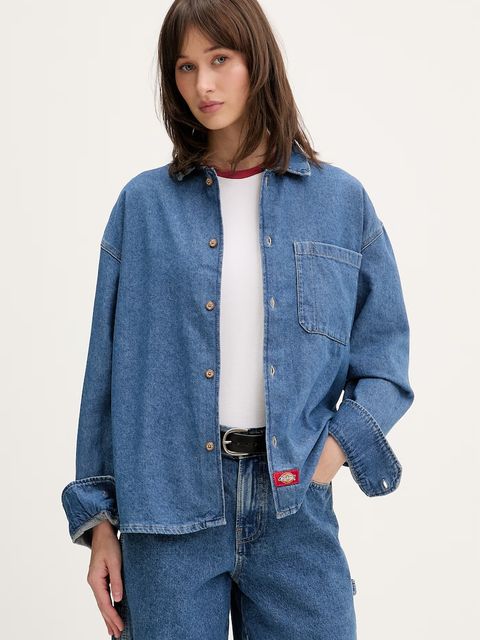 Dickies koszula damska jeansowa - zdjęcie produktu nr 1